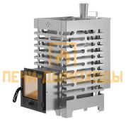 Печь для бани ASTON 16 INOX стекло "АКВА "